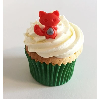 Image of 6 Adorable Sugar Foxes Edible &amp; Handmade with Love in The UK!