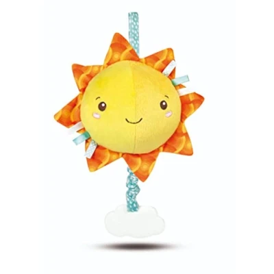 Image of Clementoni 17270 Soft Sun Musical Plush, Multi Colour