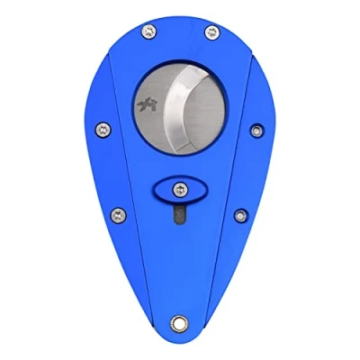 Image of Xikar Xi1 Cigar Cutter Double Blade Blue