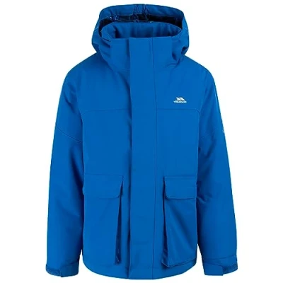 Image of Trespass Boys Waterproof Jacket Windproof Hood School Casual Coat Lost