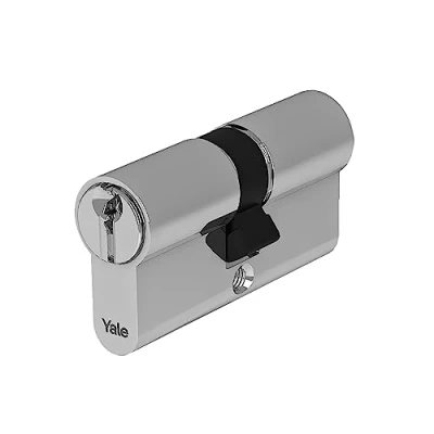 Image of YALE YC051KD303503N1 YC051 Cylinder for Lock, 30 mm 35 Nickel Plated, Doppio cilindro