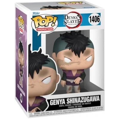Image of Funko POP! Animation: Demon Slayer Genya Collectable Vinyl Figure Gift Idea Official Merchandise Toys for Kids &amp; Adults Anime Fans Model Collectors and Display