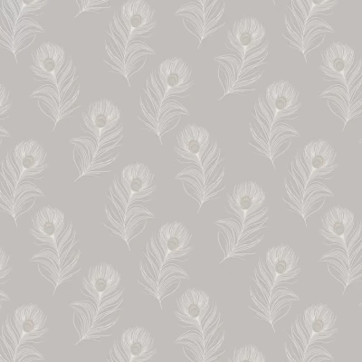 Image of Holden Decor Opus Pavona Heather Wallpaper 36243 Italian Peacock Feather Quill