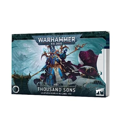 Image of Games Workshop Warhammer 40,000: Index Cards Thousand Sons (10th Edition)