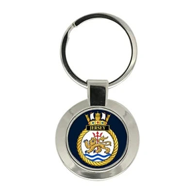 Image of HMS Jersey Royal Navy Key Ring