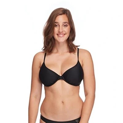 Image of Body Glove Women&#039;s Solo Underwire D, Dd, E, F Cup Bikini Top Swimsuit, Black, D