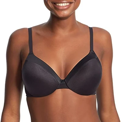 Image of Maidenform Women&#039;s Comfort Devotion Demi 9436 Everyday Bra, Black (Black), 38D UK
