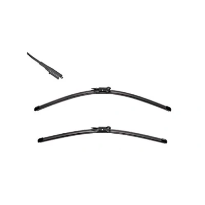 Image of 8P1955425H, 8P1955425J, 8P7955426, 8P7955426A Wiper blade SWF VisioFlex 119276 475, 600mm Front Beam with spoiler for left hand drive vehicles