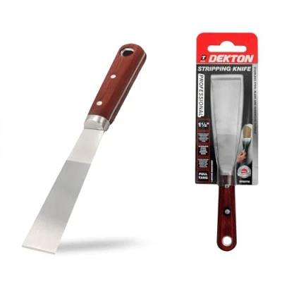 Image of DEKTON DT95776 Stiff Scraper, brown, 1 1/2 inch