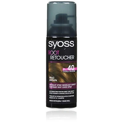 Image of Syoss Root Retoucher Spray for Masking Growths, Medium Brown, 120 ml