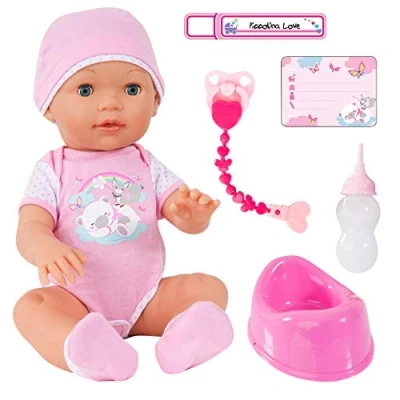 Image of Bayer Design Interactive doll Piccolina Love drink and wet blinking eyes moves mouth, accessory