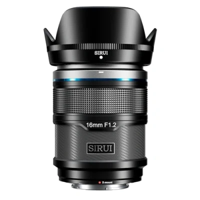 Image of SIRUI Sniper 16mm Autofocus Lens, F1.2 Wide Angle APS C Camera Lens for X T4, T5, H1, H2/H2S, T3, T30, S10 (X Mount, Black)