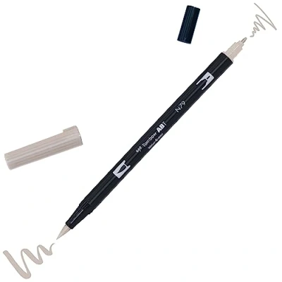 Image of Tombow ABT N79 Dual Brush Pen Warm Grey 2