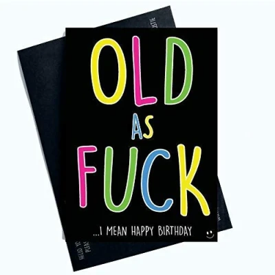Image of Funny Birthday Cards Greeting Card for Him Profanity Valentines Boyfriend Husband Fiancé Fiancée LGBTQ LGBT Gifts Comedy PC824