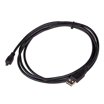 Image of Akyga USB A to UC E6 Male Cable Data for Nikon Coolpix Camera 1.5 m