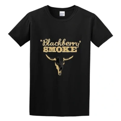 Image of sonvsee Man&#039;s T Shirt BlackBerry Smoke S 3XL Black L