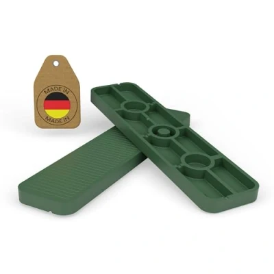 Image of FUX 100 Pcs. Packers, 100mm x 24mm 1 6mm, Plastic Packers and shims, Glazing Window spacers (5mm)