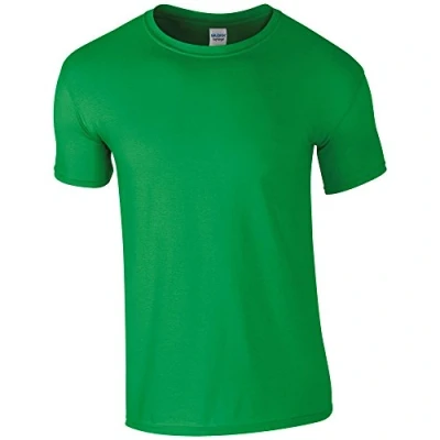 Image of GILDAN Mens Short Sleeve Soft Style T Shirt (4XL) (Irish Green)