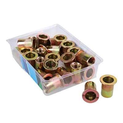 Image of 12mm Steel Nut Serts Inserts Rivet Threaded Blindnut Rivnut Fastener