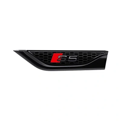 Image of Audi 8W6071807L Badge S5 Left Element Mudguard Black