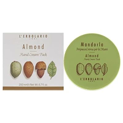 Image of Lerbolario Almond Hand Cream for Women 6.7 oz