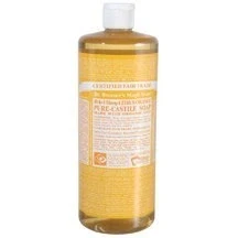 Image of Dr. Bronner&#039;S Pure Castile Soap Fair Trade And Organic Liquid 18 In 1 Hemp Citrus Orange 32 Oz