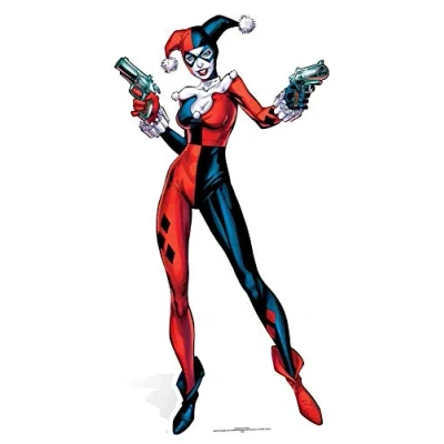 Image of Star CUTOUTS DC Comics Ltd SC846 Harley Quinn Cardboard Cutout, Solid, Multicolor, Regular