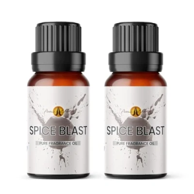 Image of Spice Blast Inspired Fragrance Oil 20ml (2x10ml) Diffuser for Home, Burner, Soap &amp; Candle Making, Perfume Fragrance, Wax Melts, Car, Scented Aromatherapy Gift Made in UK