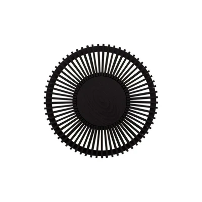 Image of UMAGE Clava up wall light Ø 35 cm black wood