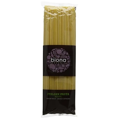 Image of Biona Organic Italian White Durum Wheat Spaghetti 500g (Pack of 12)