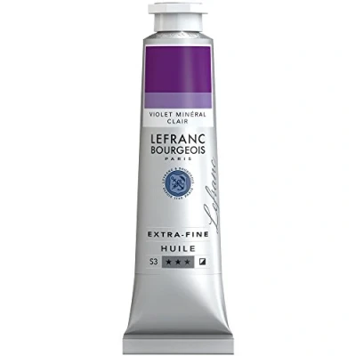 Image of Lefranc Bourgeois, oil based paint, Mineral Violet Light, 40ml