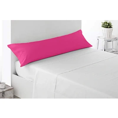 Image of Miracle Home Soft and Comfortable Cotton 50% Polyester Fuchsia Cushion Cover 105cm