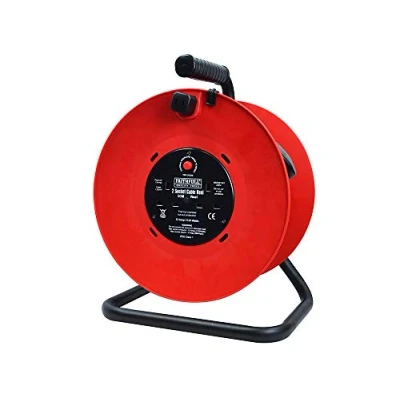 Image of Faithfull FPPCR50M Cable Reel 240V 50M 13A, Red