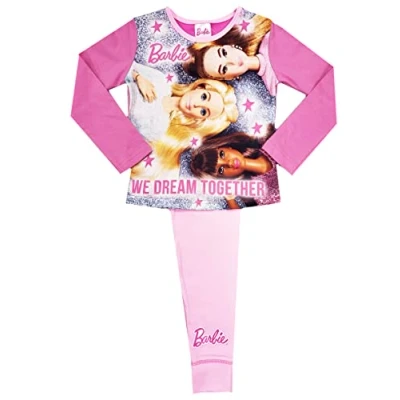 Image of Barbie Dream Girls Pyjamas 3 4 Years Pink