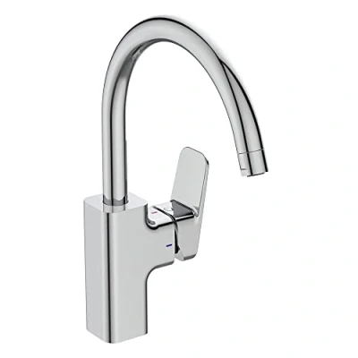 Image of Ceraplan Single Lever High Tubular Spout Kitchen Mixer Tap
