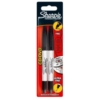 Image of Sharpie PRM MKR, BLK, FP, 2CT, OLD
