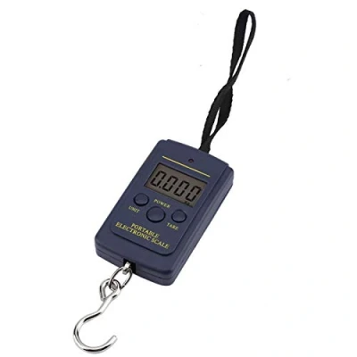 Image of Mini Digital Crane Scale Portable Electronic with LCD Displayfor Weighing Luggage Express Delivery Vegetables Fruits