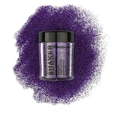 Image of Stargazer Plush glitter Shaker, Violet. Cosmetic powder for use on the eyes, lips, face, body, hair and nails.