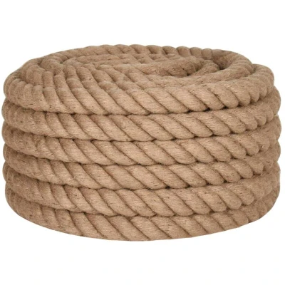 Image of vidaXL Jute Rope 10 m Long 36 mm Thick