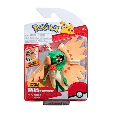 Image of Pokémon Feature 4.5 Inch Decidueye Battle Figure with Arrow Launcher