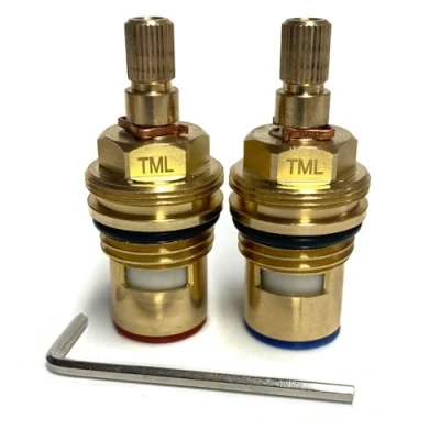 Image of Tap Cartridge Pair Valves Compatible Rangemaster Aquaclassic 2 TAC2CM, Aquaflux, Aquatrend, Aquaverve, Aquavibe, Cruciform Parma