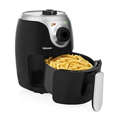 Image of Tristar FR 6980BS Air Fryer, 2 L, 1000 W, Compact Design, Adjustable Thermostat, Timer, Black