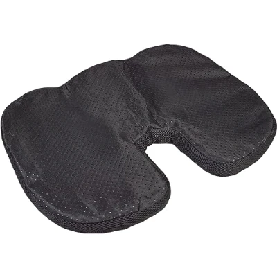 Image of Aidapt Coccyx Gel Support Cushion.Double Honeycombe Design,Breathable Air Flow,Office Chair,Wheelchair,Eggcrate Chair,Car Cushion,Pressure Relief,Coccyx Pain,Washable Cover