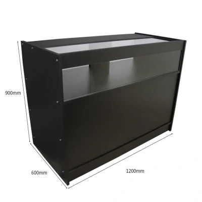 Image of MonsterShop B1200 Retail Shop Counter Black