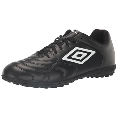 Image of Umbro Men&#039;s Classico Xi Tf Soccer Turf Shoe, Black/White, 5.5 UK