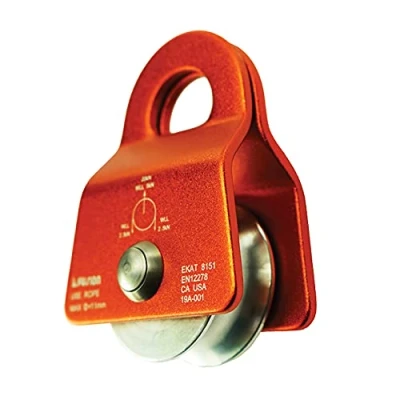 Image of Fusion Climb Ekat Micro Aluminum Side Swing Pulley Orange 20KN