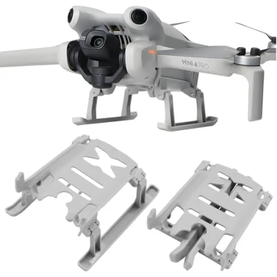 Image of Craznick Mini 4 Pro Landing Gear Foldable Quick Release Extension Leg for DJI Fly More Combo Drone Accessories