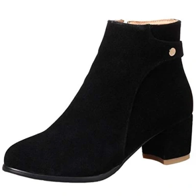 Image of Cocey Women Ankle Chelsea Boots Black