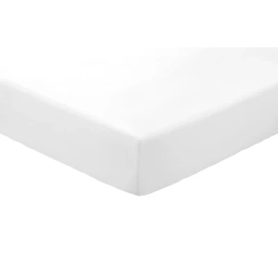 Image of Amigozone Extra Deep 16&quot;(40cm) Non Iron Percale Pollycotton Fitted Sheets (King, White)