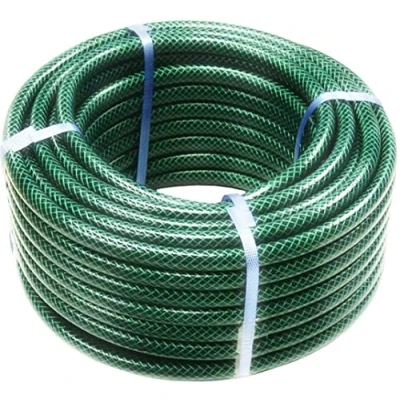 Image of MantraRaj 50M Garden Hose Pipe Reel PVC Reinforced Outdoor 1/2&quot; Hosepipe Suitable for Home Patio and Car Cleaning Water Plants Flowers